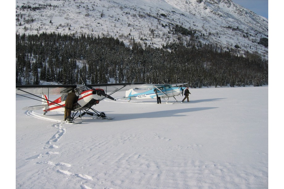 Trout Lake Ice Fishing 40 miles from MLM