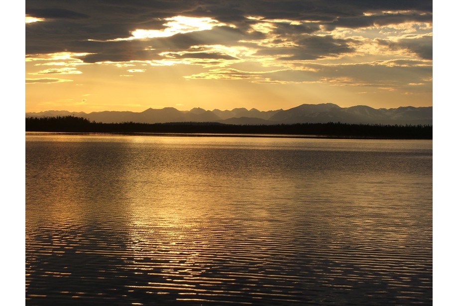 Browns Lake sunset