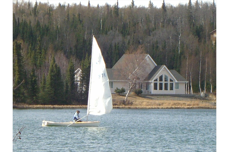 Sailing on Browns Lake