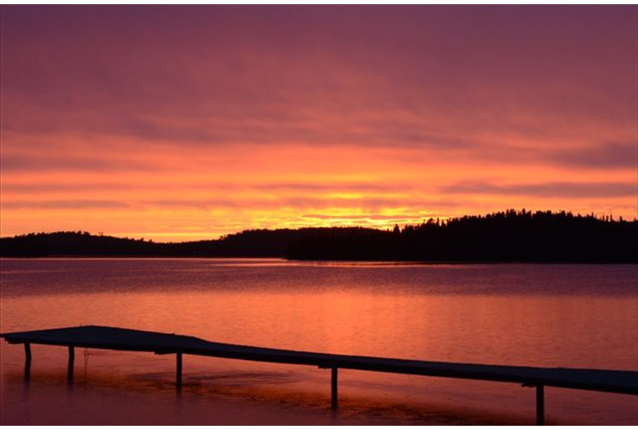 Browns Lake Sunset