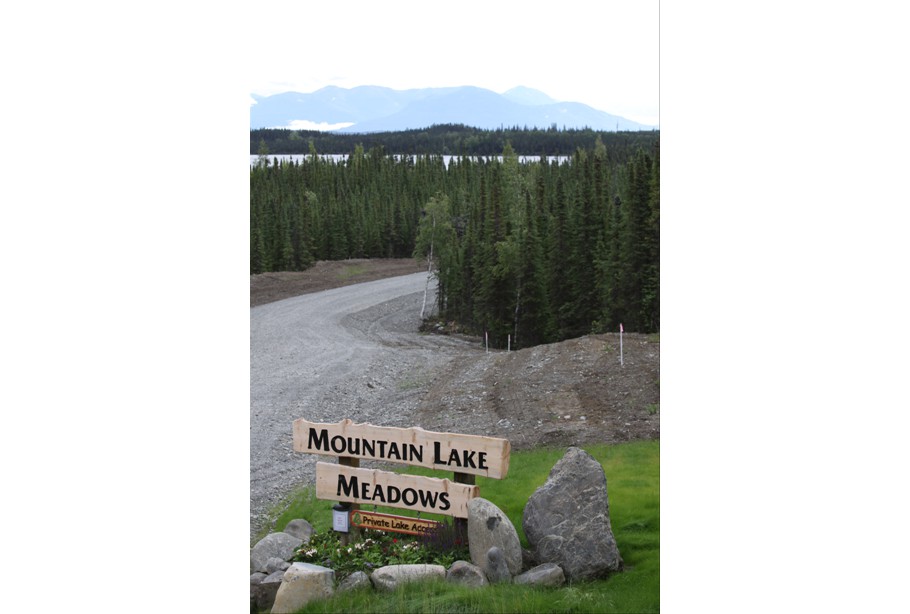 Entrance to Subdivision Prior to Seeding